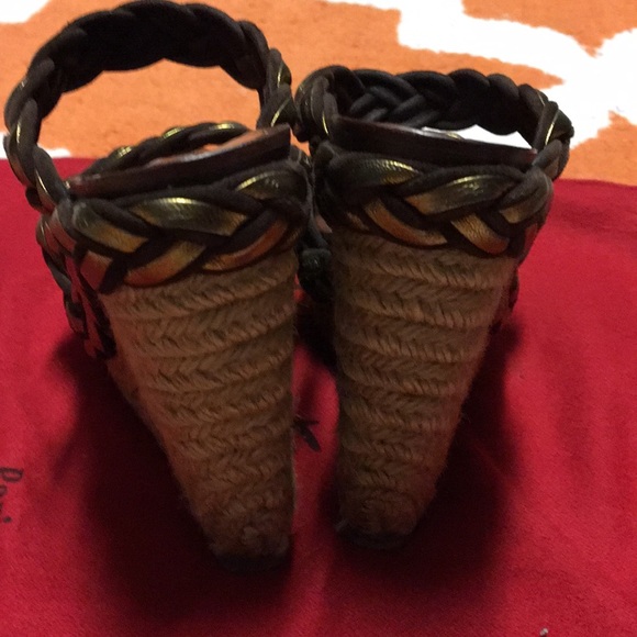 Authentic Christian louboutin wedge